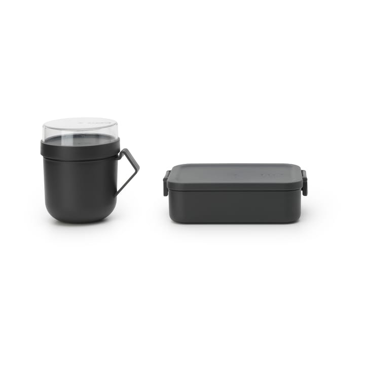 Make & Take lunch set 2 pieces - Dark 灰色 - Brabantia