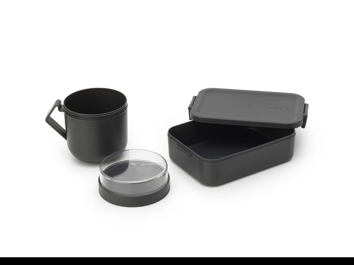 Make & Take lunch set 2 pieces - Dark 灰色 - Brabantia