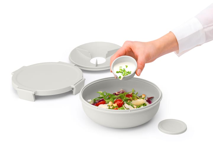 Make & Take sallad 碗  . 1.3 L - Light 灰色 - Brabantia