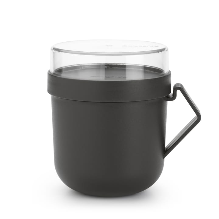 Make & Take Soup 马克杯 0.6 L - Dark 灰色 - Brabantia