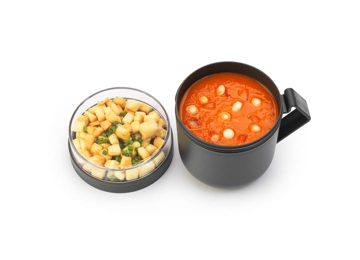 Make & Take Soup 马克杯 0.6 L - Dark 灰色 - Brabantia