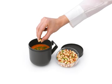 Make & Take Soup 马克杯 0.6 L - Dark 灰色 - Brabantia