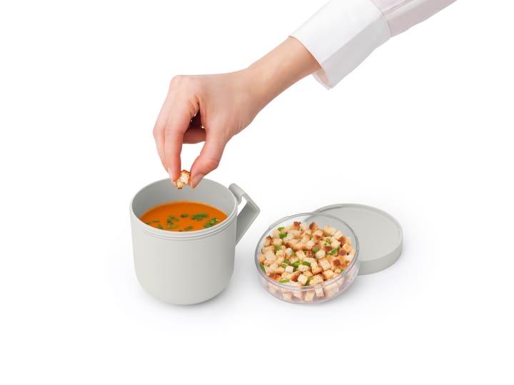 Make & Take Soup 马克杯 0.6 L - Light 灰色 - Brabantia