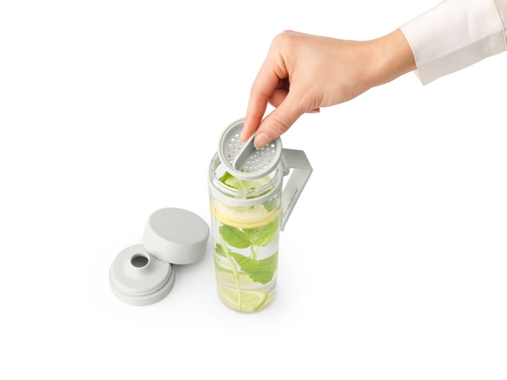 Make & Take water bottle with sil 0.5 L - Light 灰色 - Brabantia