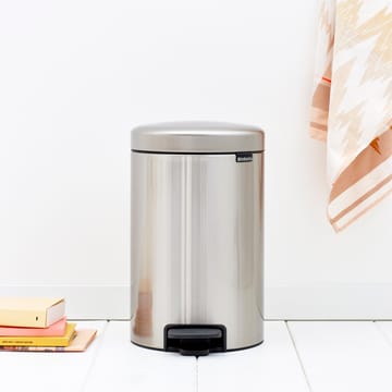 New Icon 脚踏式垃圾桶 12升 - matte steel finger-print proof - Brabantia