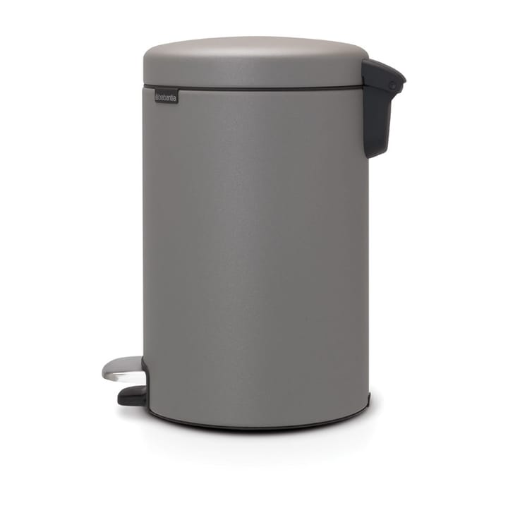 New Icon 脚踏式垃圾桶 12升, Mineral concrete 灰色 Brabantia