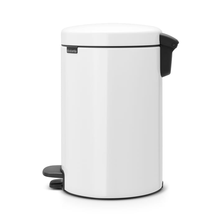 New Icon 脚踏式垃圾桶 12升, 白色 Brabantia