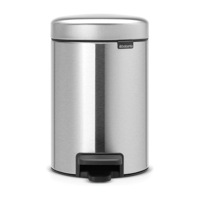 New Icon 脚踏式桶 3 liter - Matt steel fingerprint proof - Brabantia