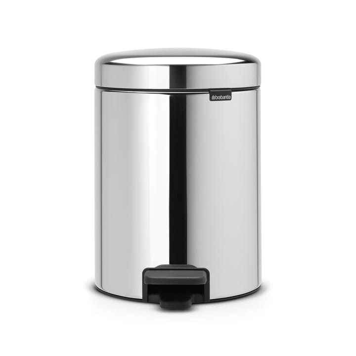 New Icon 脚踏式垃圾桶 5升, brilliant steel Brabantia