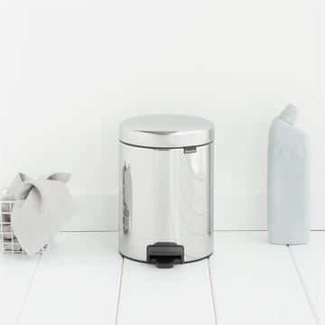 New Icon 脚踏式垃圾桶 5升 - brilliant steel - Brabantia