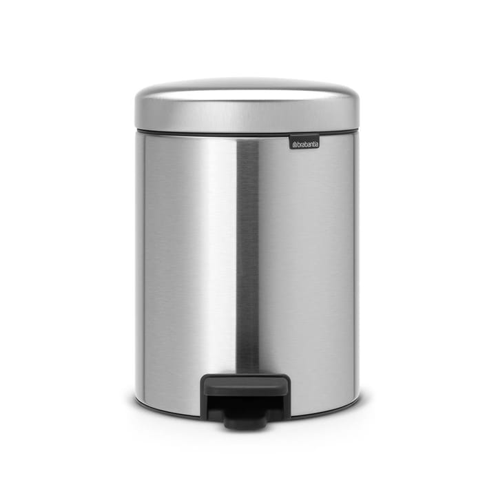 New Icon 脚踏式垃圾桶 5升 - matte steel - Brabantia