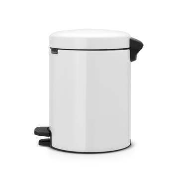 New Icon 脚踏式垃圾桶 5升 - 白色 - Brabantia