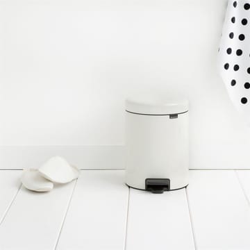 New Icon 脚踏式垃圾桶 5升 - 白色 - Brabantia