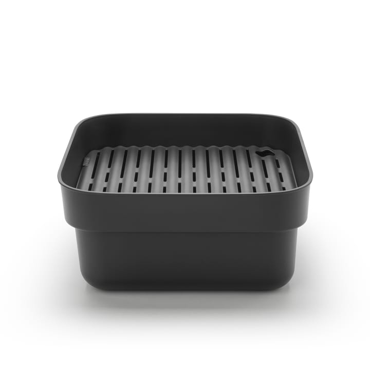 Sinkside dish 碗  with drying tray 34x37 cm - Dark 灰色 - Brabantia