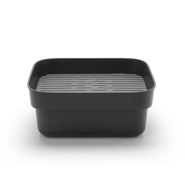 Sinkside dish 碗  with drying tray 34x37 cm - Dark 灰色 - Brabantia