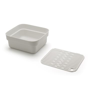 Sinkside dish 碗  with drying tray 34x37 cm - Light 灰色 - Brabantia