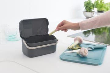 Sinkside food waste bin 13x22 cm - Dark 灰色 - Brabantia