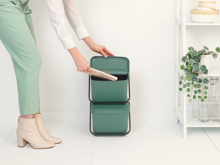 Sort & Go stackable 垃圾桶 20 L - Fir Green - Brabantia