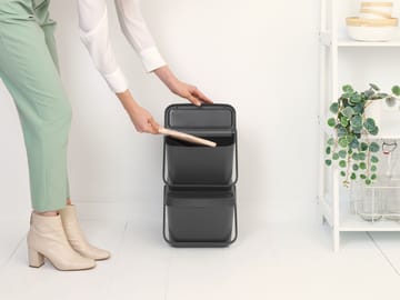 Sort & Go stackable 垃圾桶 20 L - Grey - Brabantia