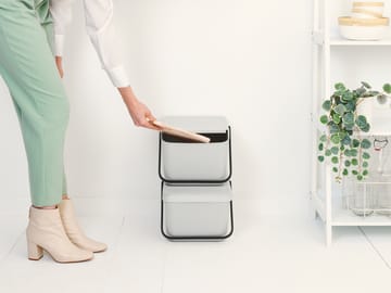 Sort & Go stackable 垃圾桶 20 L - Light grey - Brabantia