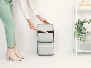 Sort & Go stackable 垃圾桶 20 L - Light grey - Brabantia