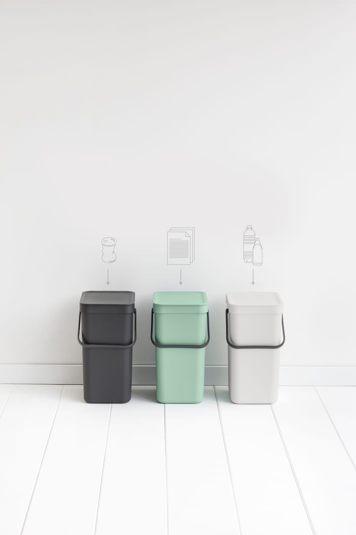 Sort & Go waste bin 12 l. - Jade 绿色 - Brabantia