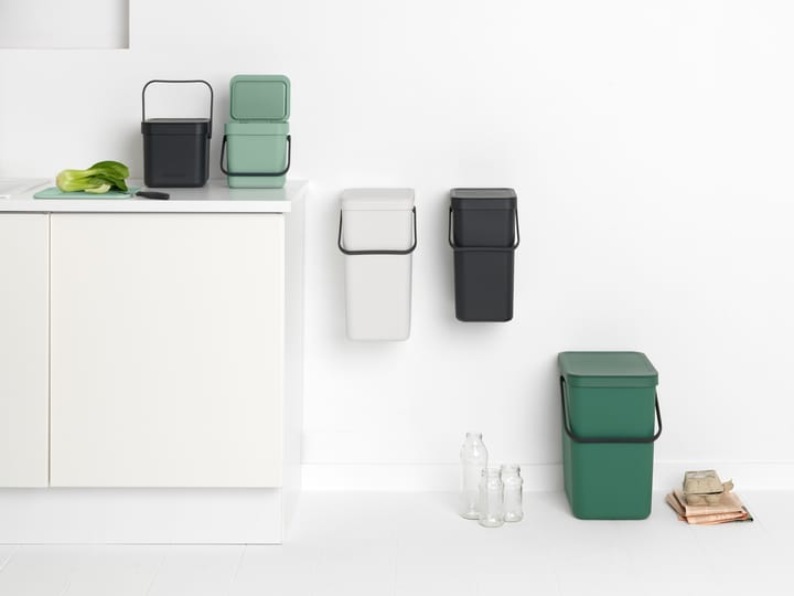 Sort & Go waste bin 3 L - Jade 绿色 - Brabantia