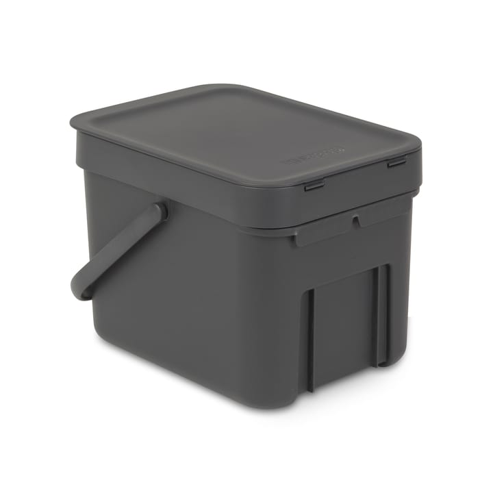 Sort & Go waste bin 6 l. - 灰色 - Brabantia