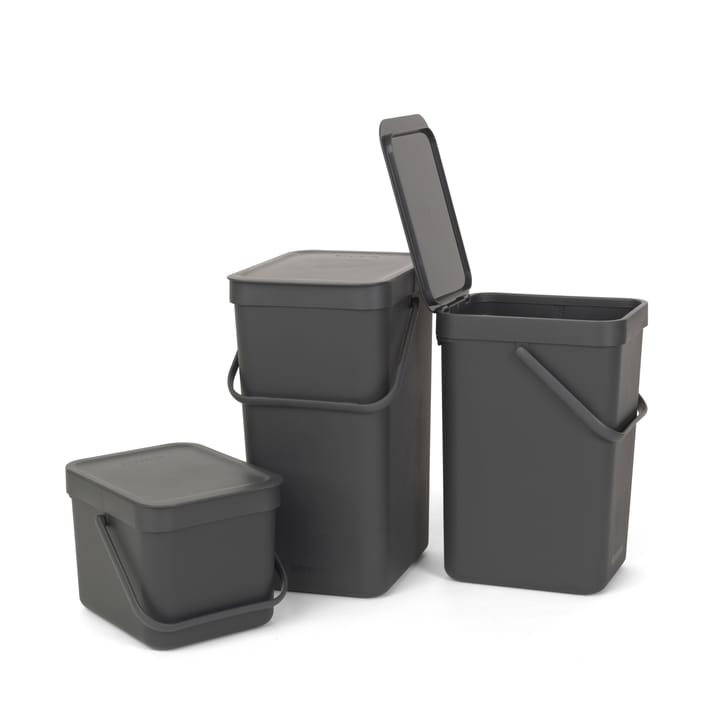 Sort & Go waste bin 6 l. - 灰色 - Brabantia