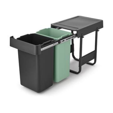 Sort&Go Built-in Bins, 2x15 L - 深灰色 - Brabantia