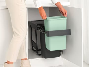 Sort&Go Built-in Bins, 2x15 L - 深灰色 - Brabantia