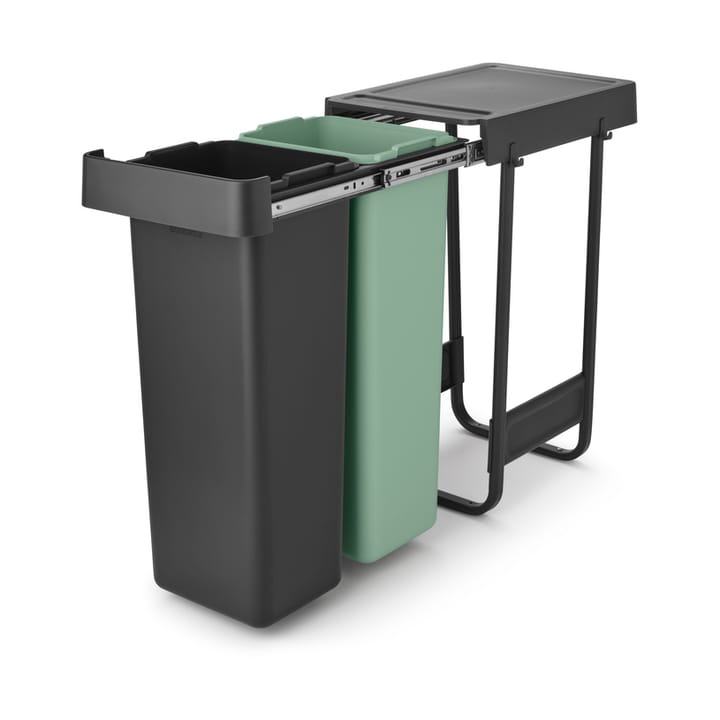 Sort&Go Built-in Bins, 2x30 L - 深灰色 - Brabantia