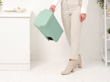 StepUp 脚踏式桶 16 L - Jade green - Brabantia