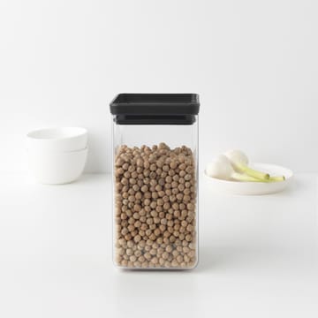 TASTY+ square storage jar 1.6 L - Dark 灰色 - Brabantia