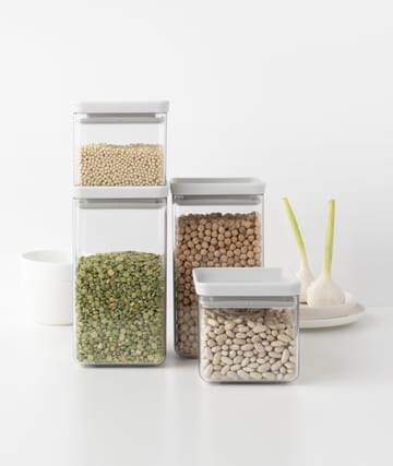 TASTY+ square storage jar set - Light 灰色 - Brabantia