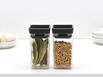 TASTY+ stackable container 2件 0.15 L - 深灰色 - Brabantia