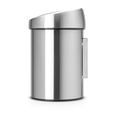 Touch Bin 垃圾桶 3 liters wall mounted - matte steel - Brabantia