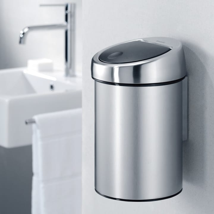 Touch Bin 垃圾桶 3 liters wall mounted, matte steel Brabantia