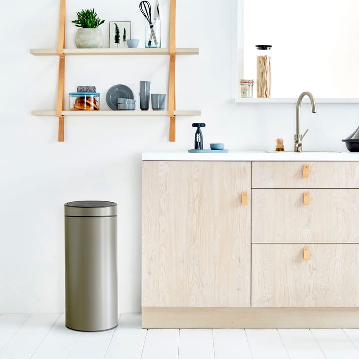 Touch Bin 垃圾桶 30 liters, platinum Brabantia