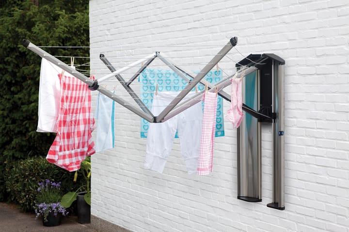 WallFix clothesline 24 m with protective box - 灰色 - Brabantia