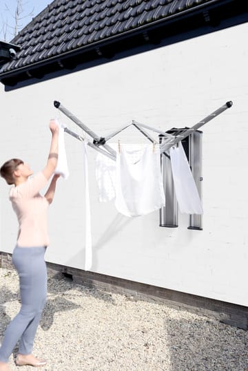 WallFix clothesline 24 m with protective box - 灰色 - Brabantia