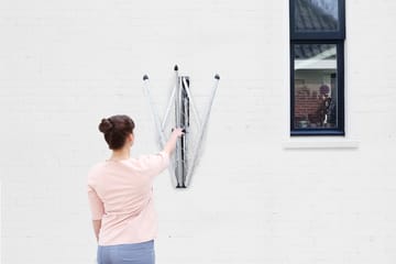 WallFix clothesline 24m with 纺织品 cover - 灰色 - Brabantia