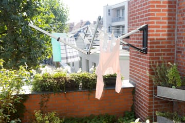 WallFix clothesline 24m with 纺织品 cover - 灰色 - Brabantia