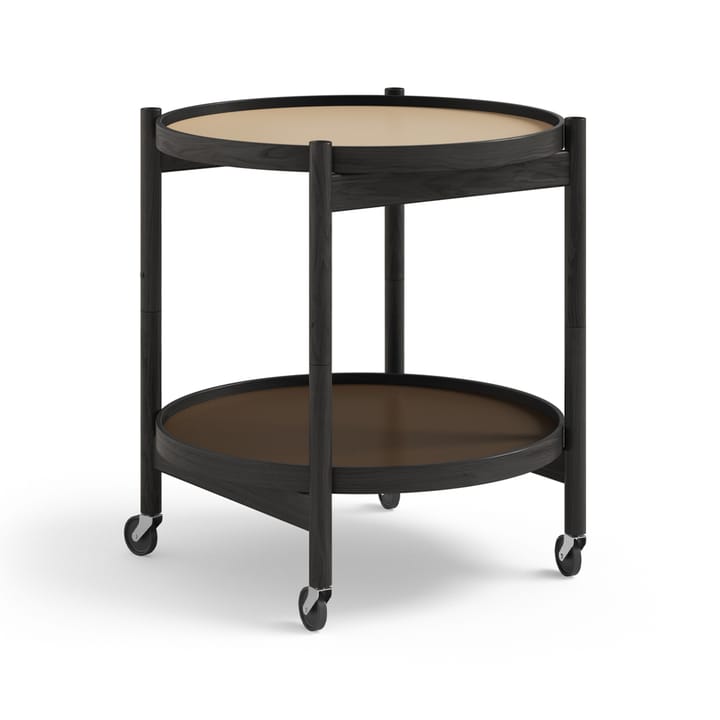 Bølling 托盘 桌子 model 50 - Earth, black lacquered oak stand - Brdr. Krüger