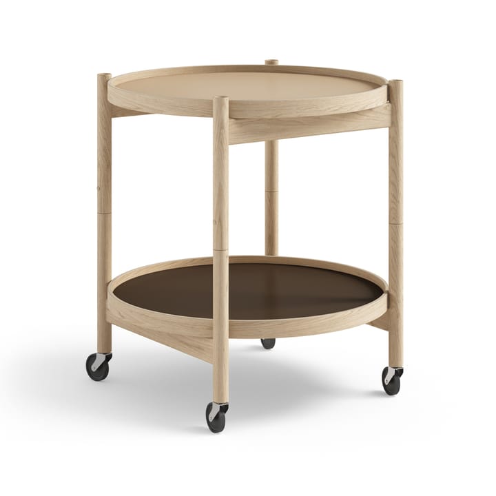 Bølling 托盘 桌子 model 50 - Earth, untreated oak stand - Brdr. Krüger