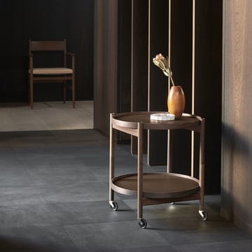 Bølling 托盘 桌子 model 50 - Oak black lacquered, black lacquered oak stand - Brdr. Krüger