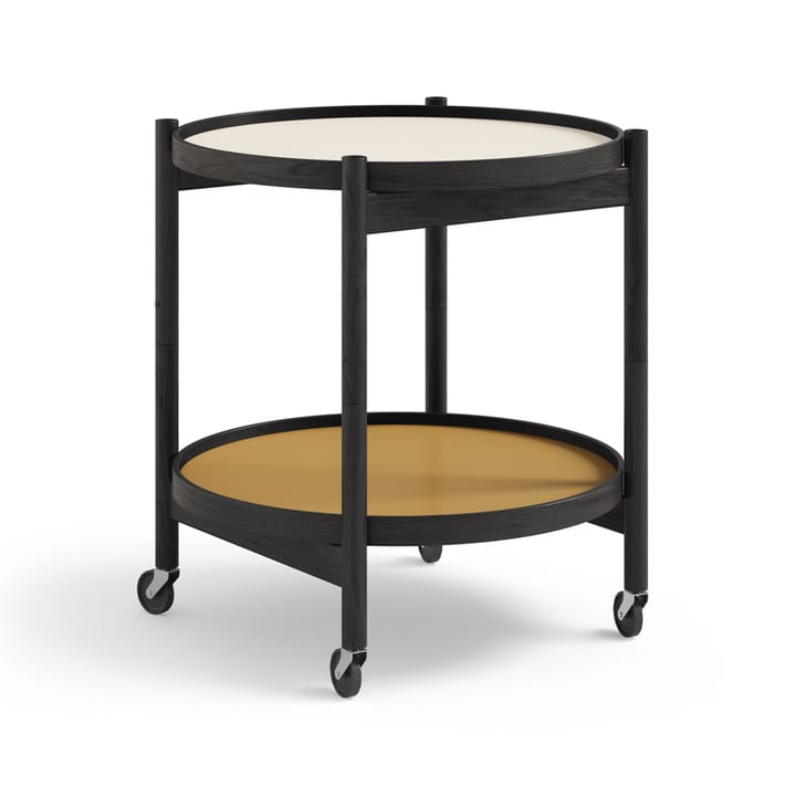 Bølling 托盘 桌子 model 50 - Sunny, black lacquered oak stand - Brdr. Krüger