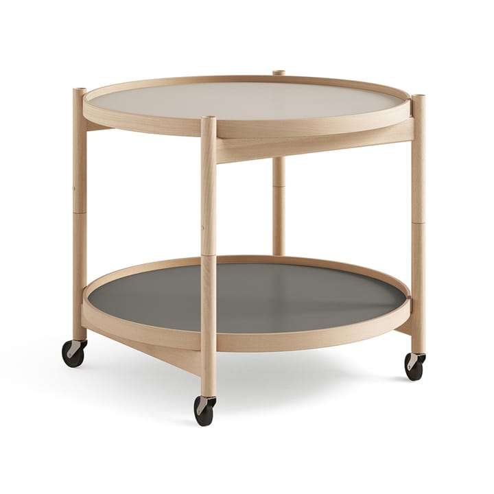 Bølling 托盘 桌�子 model 60  - Stone, oiled beech stand - Brdr. Krüger