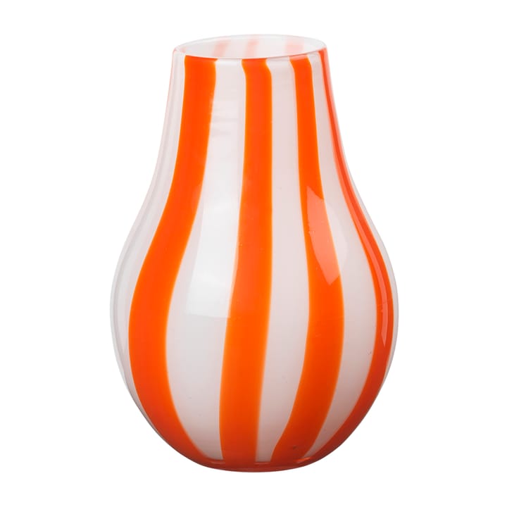 Ada Stripe 花瓶 22.5 cm - Pumpkin 橘色 - Broste Copenhagen