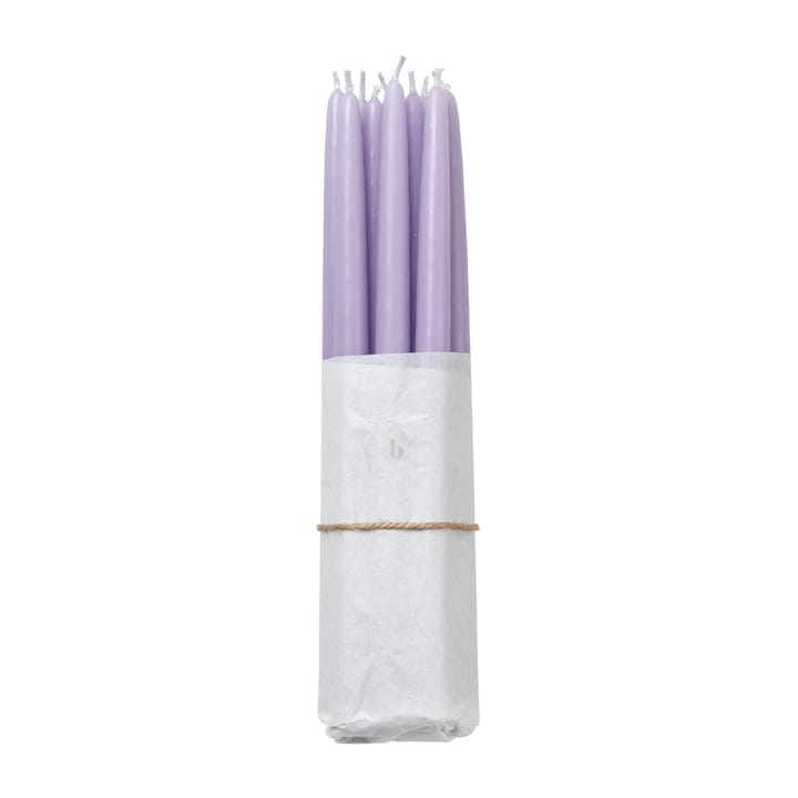 Broste Copenhagen dipped antique candles 10-pack, Orchid light 紫色 Broste Copenhagen